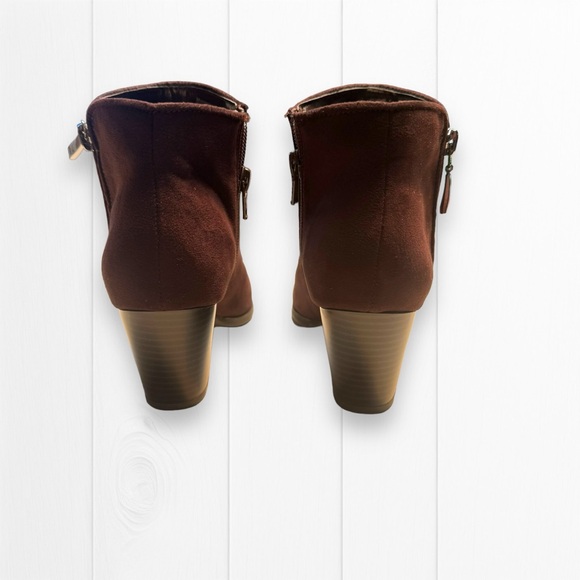 Style & Co Jamila Zip Boot In Oak 5.5 M - Picture 3 of 7